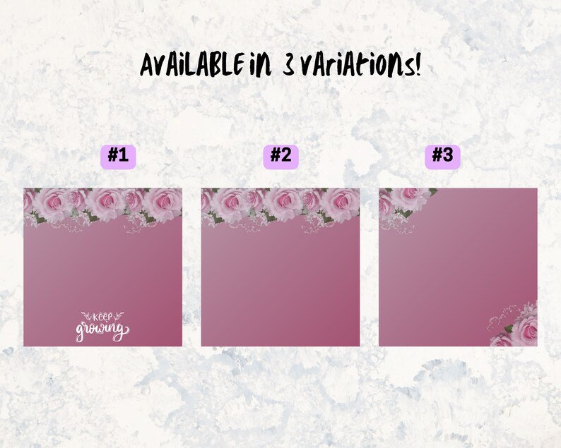 Pink Roses Sticky Notes | BLANK or LINED | Sticky Notes | Post-it Notes ...