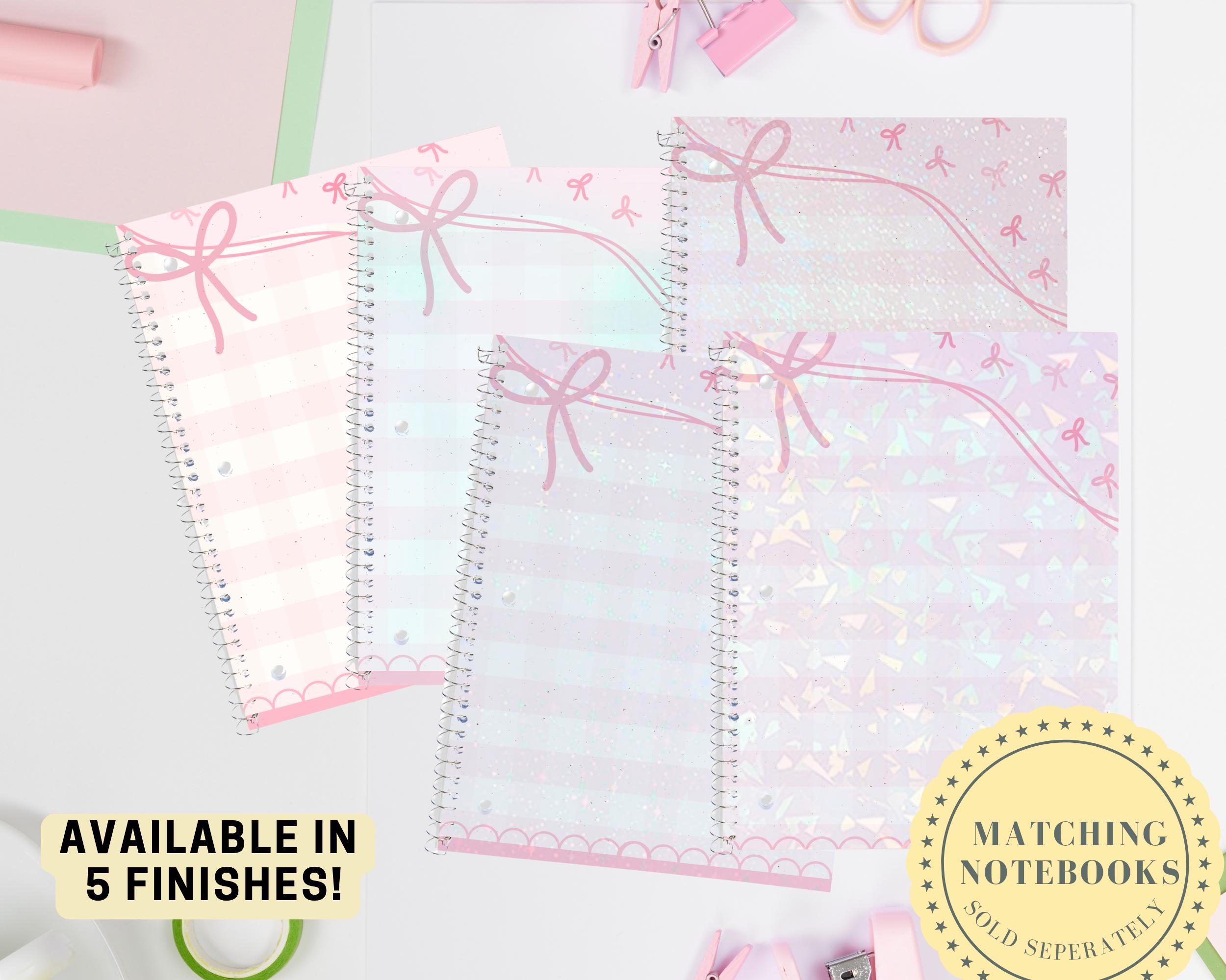 Pink Bows & Gingham Weekly Planner - Tear Away Notepad - Planner - Memo ...
