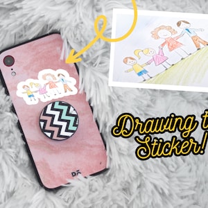 Drawing to Sticker Decal Personalized Photo Decal Photo Memorial Decal Custom Decal from photo decal of a photo custom photo decal