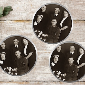 Personalized Silver Round Candy Tin |Wedding Favors | Shower Favor | Mint Tins | Best Friend Gift | Photo Tin | Personalized Photo Keepsake