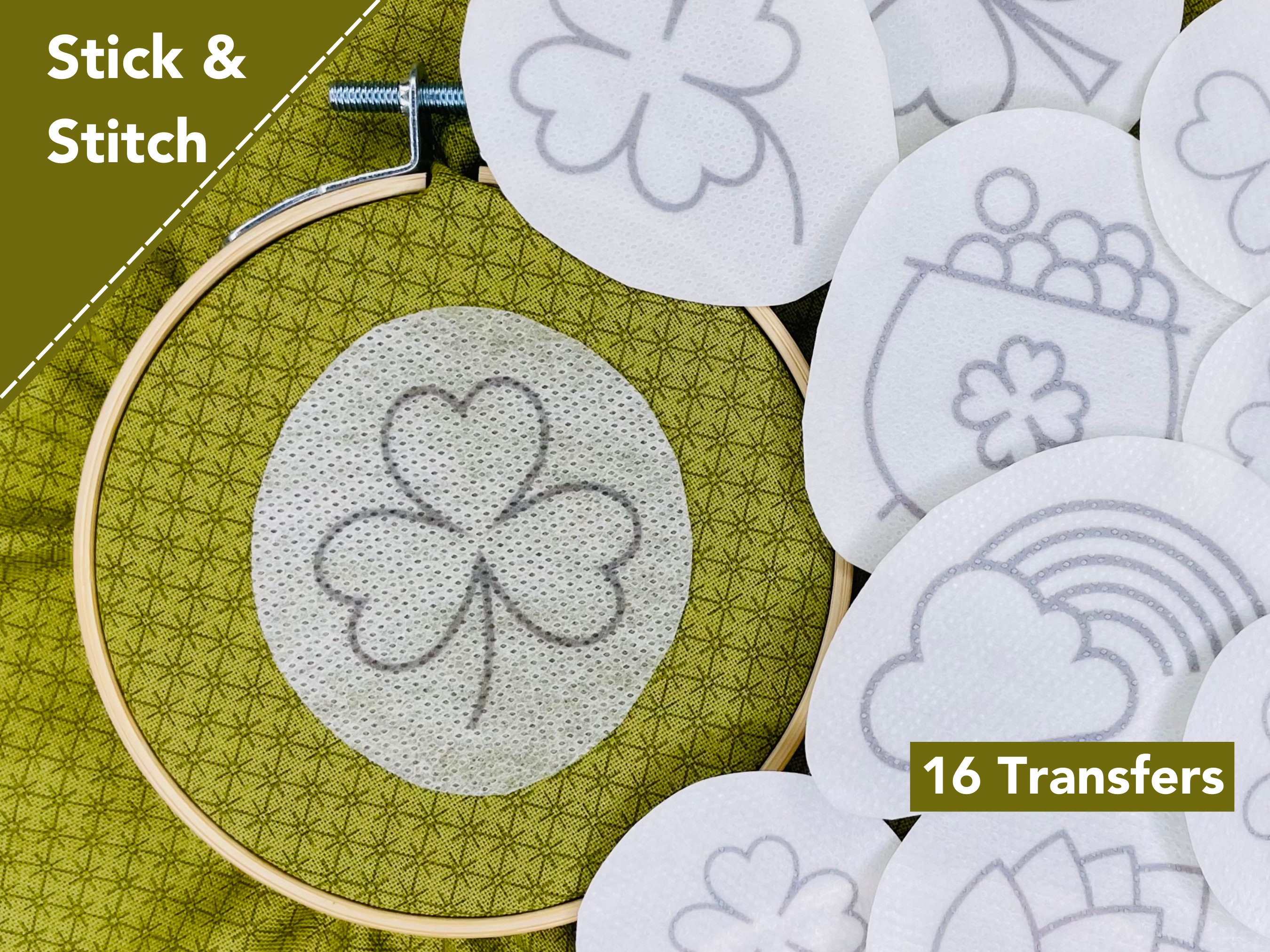 Stick and stitch embroidery designs – Nest Of Petals