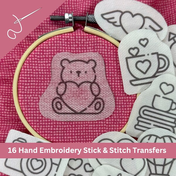 Wash Away Embroidery Pattern - Etsy