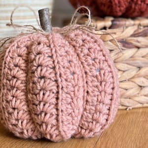 Easy Star Stitch Boho Crochet Pumpkin for Fall Home Decor, Spring Creek Autumn Crochet Pattern, Instant Download, 3 Sizes Plus Custom Sizing