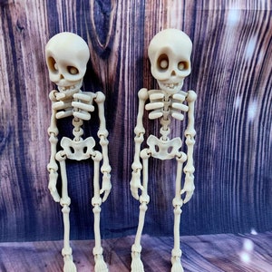 Articulated Hanging Skeleton – Adorable Fidget Toy – Custom Sizes & Colors!