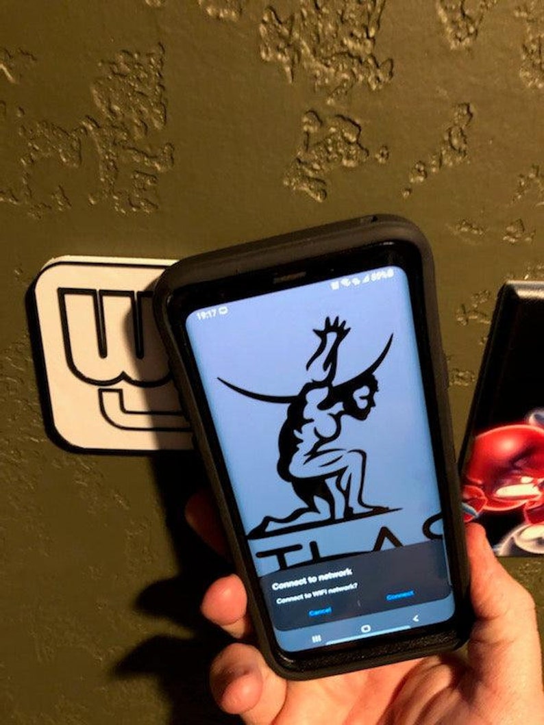 Digital Download: 3D Printable Retro NFC Wifi Sign Stylish &amp; - Etsy