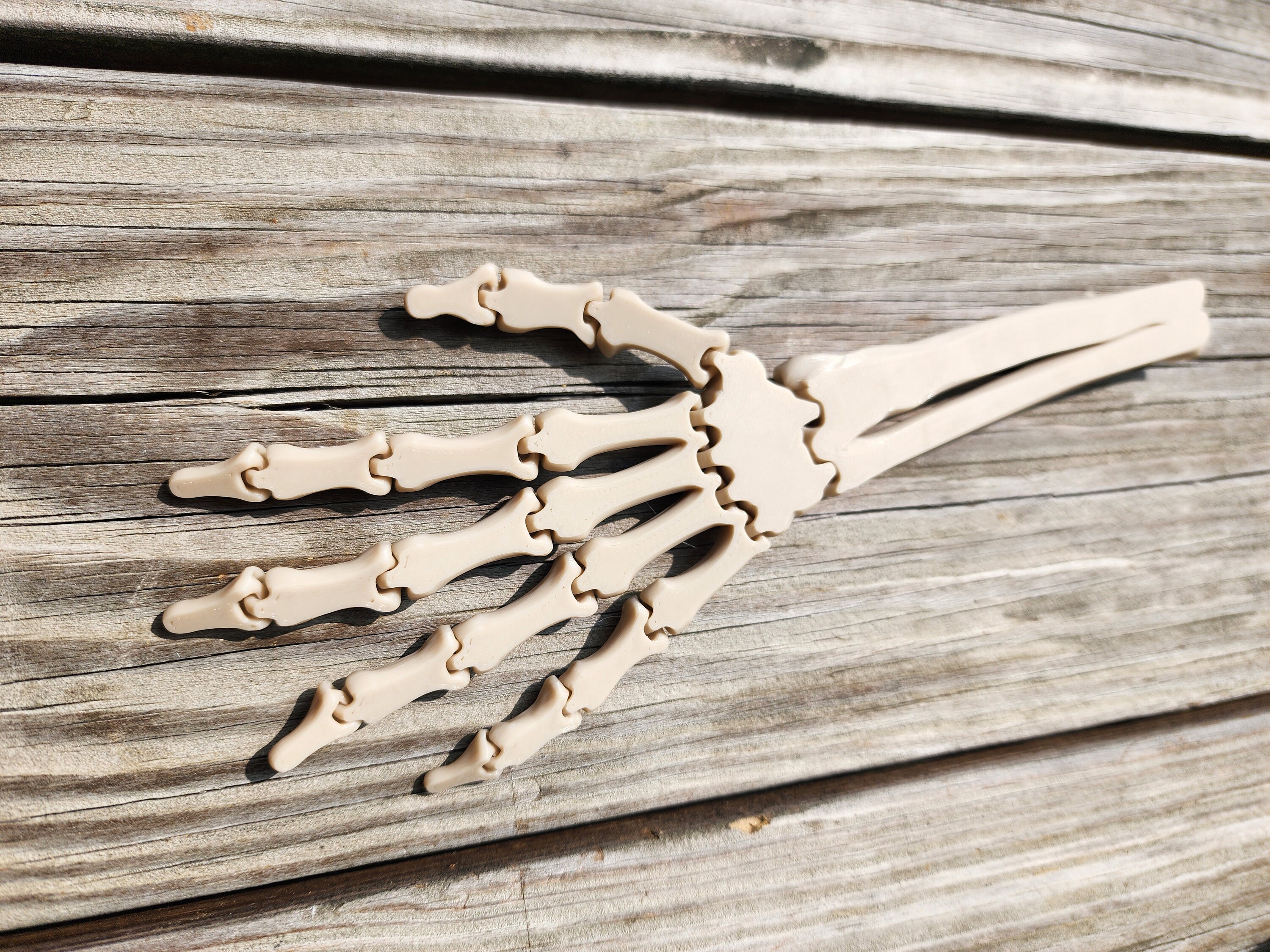 Articulated Skeleton Hand Fidget Toy – Unique Halloween Decoration