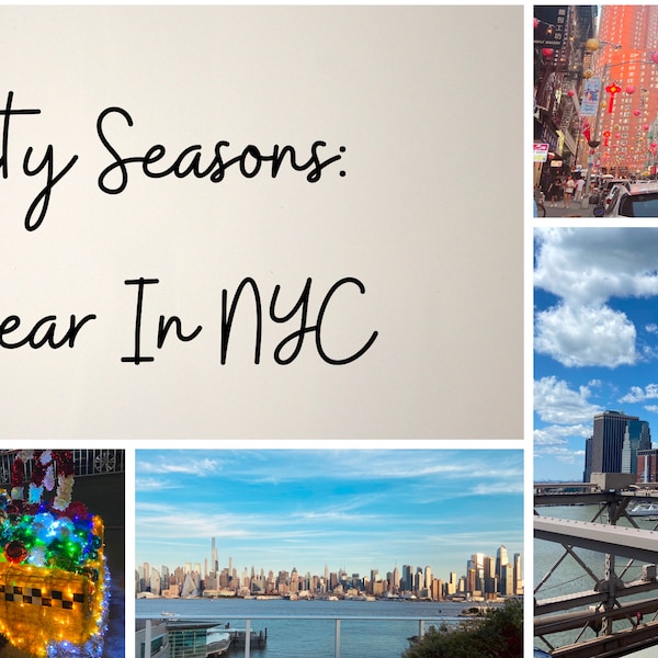 City Seasons: A Year In NYC Calendar