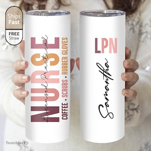 Personalized Licensed Practical Nurse Tumbler With Name, Licensed Practical Nurse Appreciation Gift, LPN Graduation Gift, LPN Coffee Cup