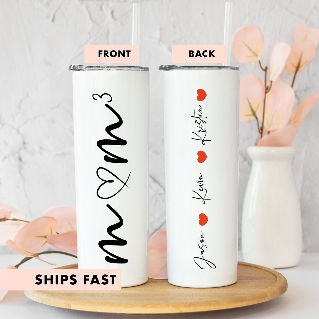 Mom of 3 Tumbler, Mom of Three Tumbler, Mom of 3 Gift, Mom of 3 Cup