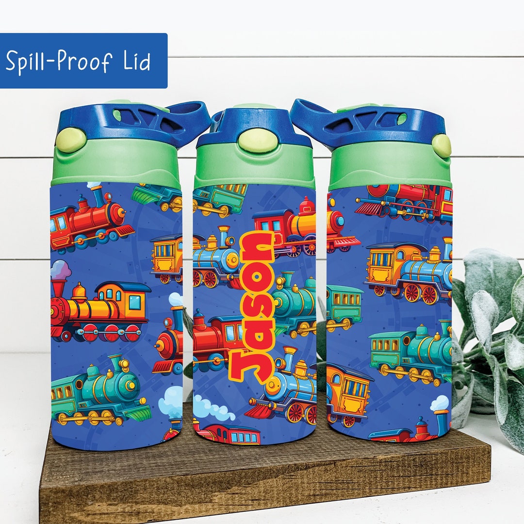 Trains Boys Water Bottle, Train Gifts for Boys, Train Boys Water Cup