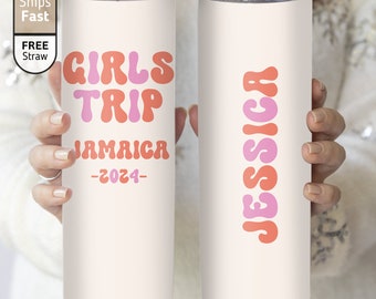 Custom Girls Trip Tumbler, Girls Trip Gift, Girls Weekend Tumbler, Personalized Girls Trip Cup, Girls Getaway Tumbler, Girls Weekend Cup