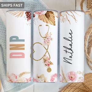 Doctor Of Nursing Practice Tumbler Personalized, DNP Gifts For Women, DNP Tumbler, DNP Tumbler With Straw, Dnp Cup, Dnp Tumbler Cup