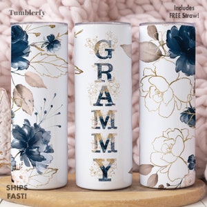 Grammy Tumbler, Grammy Gifts, Grammy Cup, Grammy Tumbler Cup, Grammy Cup With Lid and Straw, Grammy Gift For Grandma