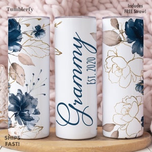 Grammy Tumbler Personalized, Grammy Est Tumbler, Grammy Gifts, Grammy Tumbler, Grammy Cup, Grammy Tumbler With Straw, Grammy Cup For Grandma