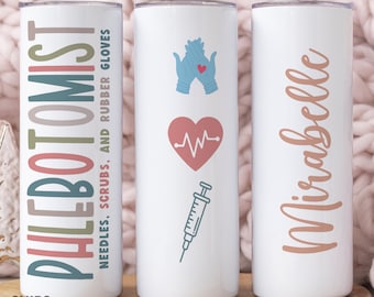 Vaso de flebotomía, regalo para flebotomistas, taza de flebotomía, regalo para flebotomistas, vaso de flebotomía, regalo de flebotomía, taza de flebotomía