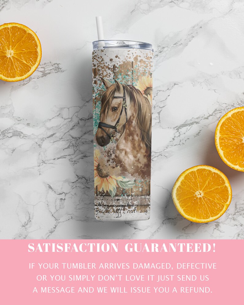 Horse Cheetah Print Tumbler Personalized Horse Gifts Horse Etsy