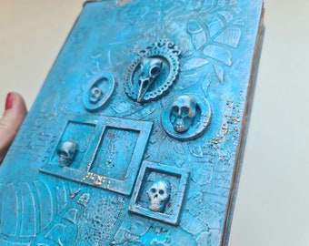 Libro de magia práctica, diario Grimorio, diario gótico.