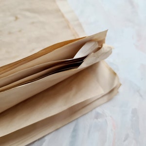 Gealtertes Briefpapier, Papier für Schriftkorrespondenz, Retro Einladungskarten