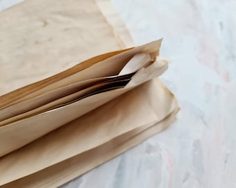Gealtertes Briefpapier, Papier für Schriftkorrespondenz, Retro Einladungskarten