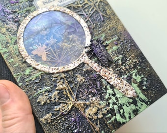 Handgemachtes botanisches Journal. Buch der Kräuter