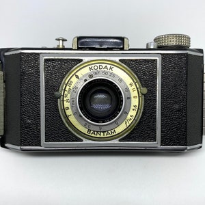 Kodak krielcamera met leren tas