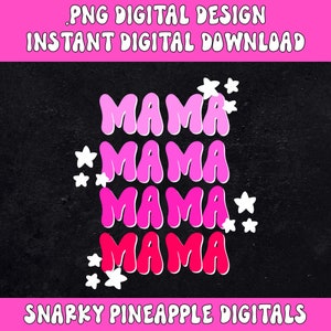 MAMA Pink .PNG Digital Design