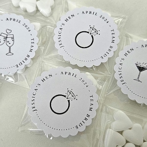 Hen party favours, personalised favours, hen do favours, wedding favours, party favours, engagement favours, heart mints, mint to be image 5
