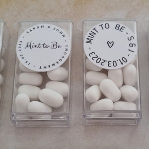 Mint to Be - party favours - Engagement favours - wedding favours - party favours - occasions - custom - personalised favours- tic tacs