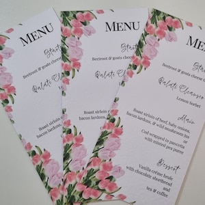Kaarten voor volgorde van de dag, briefpapier bruiloft, volgorde van evenementen, onze trouwdag, volgorde van betekening, gepersonaliseerd, made 4 memories by sarah