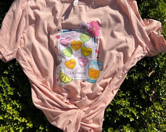 La Tequilera loteria theme shirt