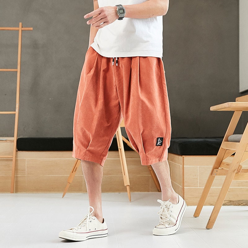 Men Chinese style Cotton Baggy Bloomers Harem Pants Winter Trousers New   eBay