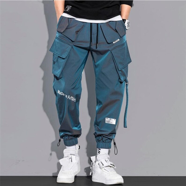 2022 NEW men's Cargo Pants Fashion Hip Hop Multipocket Etsy