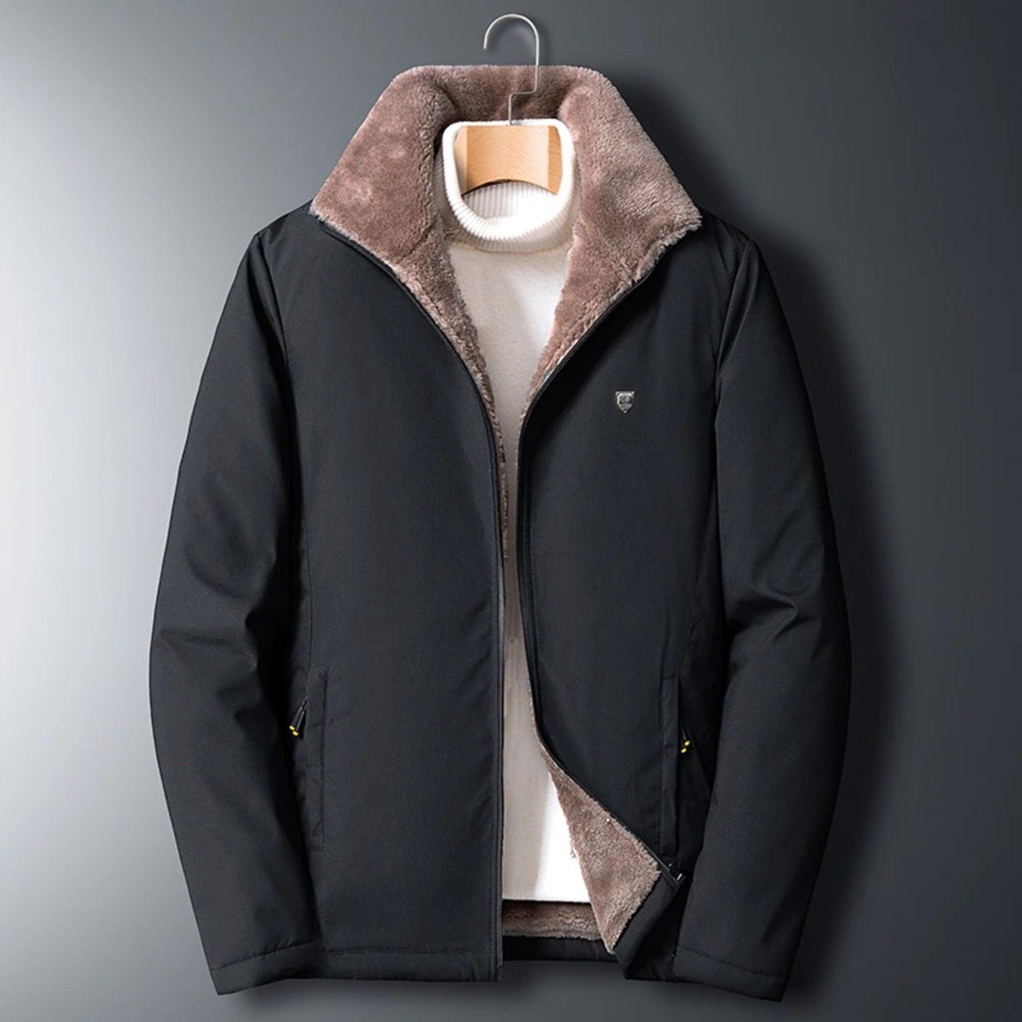 Men 2022 Winter Windproof Warm Thick Fleece Jacket Men Fashion - Etsy