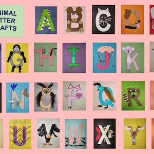 Dierenletterknutsels, kies degene die je wilt