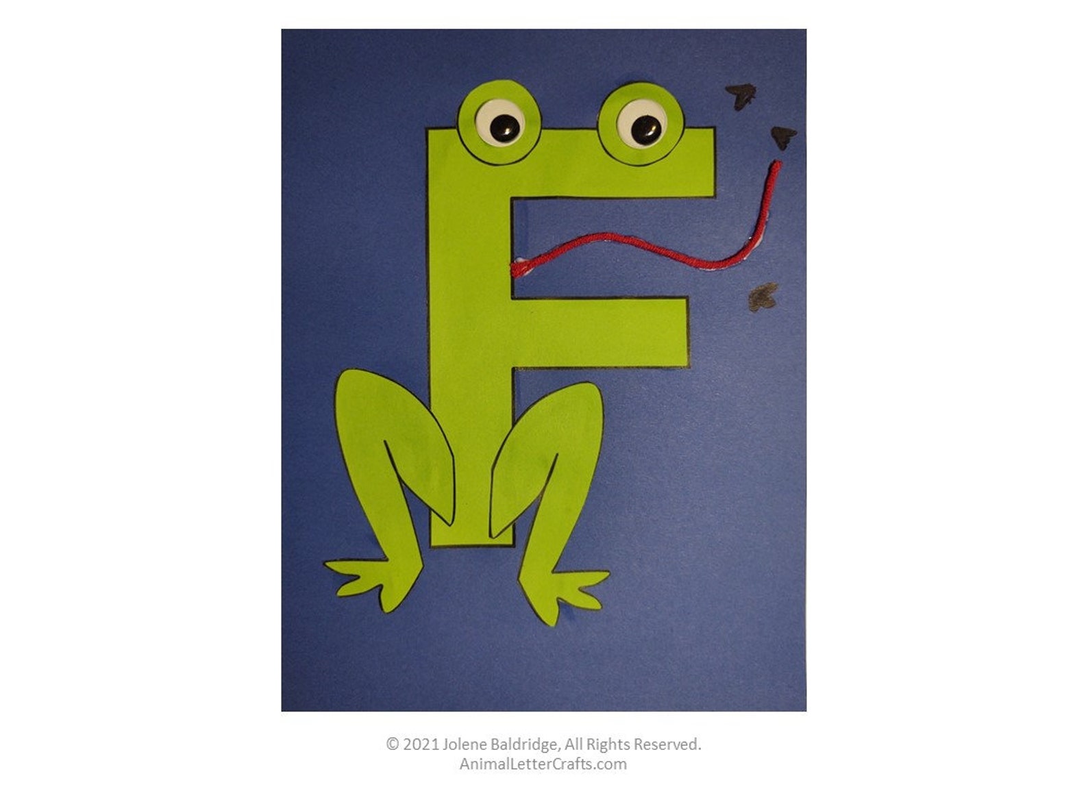 Letter F Frog Printable for Classroom - Cut and Paste Alphabet Craft - Phonics and Fine Motor ...
