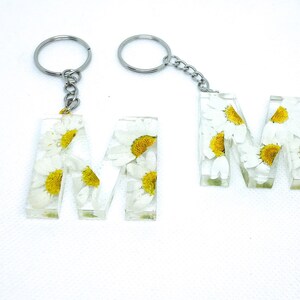 Llavero con flores prensadas!