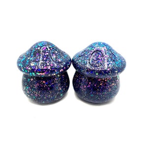 Resin Mushroom Jar