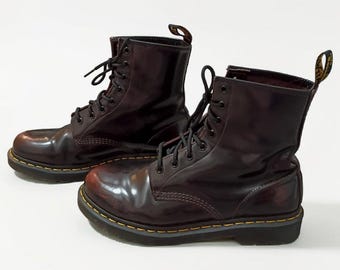 Dr. Martens 1460 Cherry Red Arcadia 8-Eye Boots