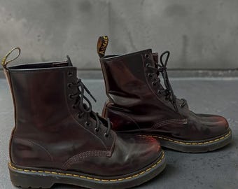 Dr. Martens 1460 Cherry Red Arcadia 8-Eye Boots