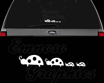 Cute Ladybug Ladybird Insect Bug Die Cut Vinyl Decal Sticker For Car...