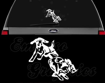 Rabbit Hunting Truck Decal - Etsy