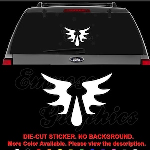 Blood Angel Wings Decal Sticker For Car, Truck, Motorcycle, Windows, Bumper, Laptop, Helmet, Wall, Home Office Decor