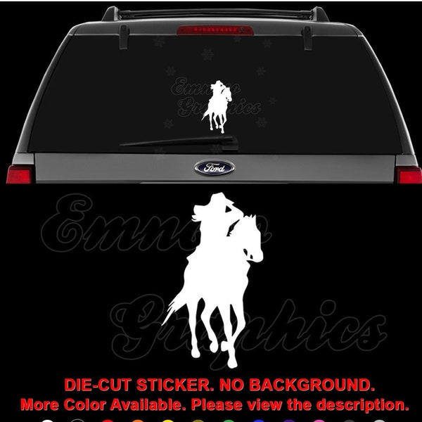Cowgirl Decal Etsy
