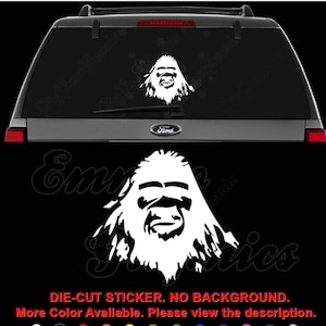 Bigfoot Monster Yeti Sasquatch Decal Sticker For Car, Truck, Motorcycle, Windows, Bumper, Laptop, Helmet, Wall, Home Office Decor