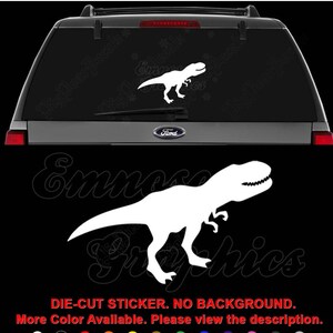 Tyrannosaurus Rex Dinosaur Jurassic Decal Sticker For Car, Truck, Motorcycle, Windows, Bumper, Laptop, Helmet, Wall, Home Office Decor