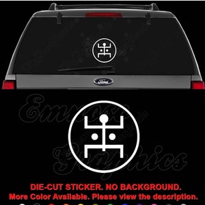 Electric Universe Plasma Squatter Man Decal Sticker For Car, Truck, Motorcycle, Windows, Bumper, Laptop, Helmet, Wall, Home Office Decor image 1