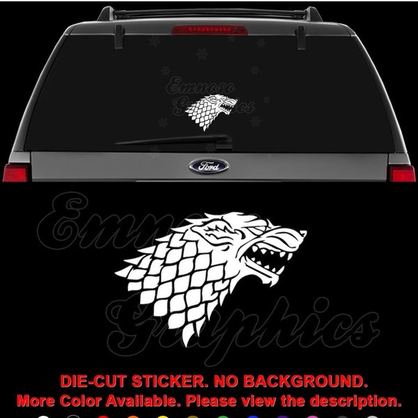 House Stark Decal Etsy