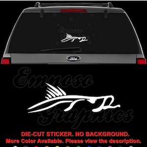 Snook Fish Fishing Fisherman Decal Sticker For Car, Truck, Motorcycle, Windows, Bumper, Laptop, Helmet, Home Office Decor