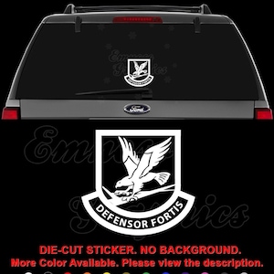 Air Force Security Forces Police Badge Decal Sticker For Car, Truck, Motorcycle, Windows, Bumper, Laptop, Helmet, Home Office Decor