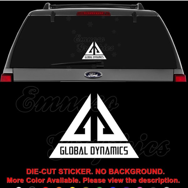 Eureka Global Dynamics Decal Sticker For Car, Truck, Motorcycle, Windows, Bumper, Laptop, Helmet, Home Office Decor